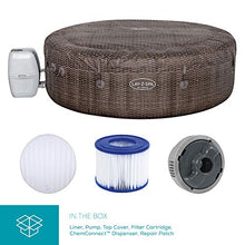Load image into Gallery viewer, Lay-Z-Spa St Moritz Hot Tub, 180 AirJet Massage System Rattan Design Inflatable Spa with Freeze Shield Year Round Technology, 5-7 Person spa design interiors