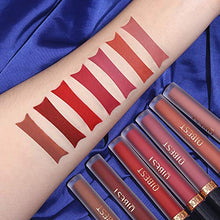 Load image into Gallery viewer, 7Pcs Matte Liquid Lipstick + 1Pcs Lip Plumper Makeup Set Kit, Long Lasting Waterproof Velvet Lip Gloss Set, Pigmented Lip Makeup Gift Sets for Girls and Women