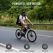 Load image into Gallery viewer, Viribus Electric Bike Conversion Kit, 500W eBike Hub Motor Set, 26" Direct Drive Rear Wheel for 36V Battery E-Bike, Upgrade to 5 Speed Electric Bicycle with Pedal Assist LCD Panel and Tyre