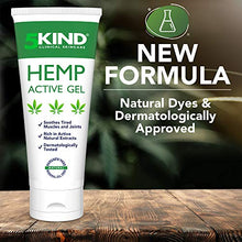 Load image into Gallery viewer, Hemp Joint & Muscle Active Pain Relief Gel- High Strength Hemp Oil Formula Rich in Natural Extracts by 5kind. Soothe Feet, Knees, Back, Shoulders (100 ml (Pack of 1))