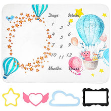 Load image into Gallery viewer, Luchild Baby Milestone Blanket Newborn Photography Props Multifunctional Personalised Baby Blanket for Girls Boys 130 x 100cm-Animal
