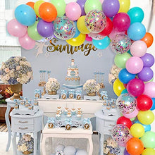 Load image into Gallery viewer, Ipalmay 16Ft Balloon Garland Kit, 113 PCS Arch Balloon Garland Decorations Backdrop Ideal for Wedding Birthday Baby Shower Bridal Party Decor - Rainbow