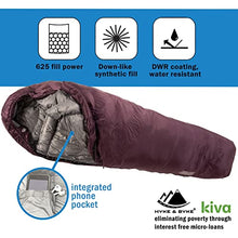 Load image into Gallery viewer, Hyke & Byke Katahdin 0C -10C -15C 625 Fill Power Hydrophobic Sleeping Bag with Advanced Synthetic - Ultra Lightweight 4 Season Men and Women Mummy Bag Designed for Backpacking