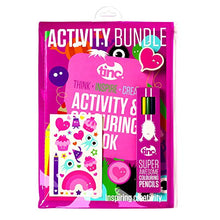 Load image into Gallery viewer, Tinc Activity Pack for Kids | Girls & Boys | Puzzles, Colouring, Wordsearch | Stationery Travel Set | Pink, one size, ACTBMAPK