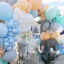 Load image into Gallery viewer, PartyWoo Pastel Balloons, 48 pcs Pastel Yellow Balloons, Pastel Pink Balloons, Pastel Blue Balloons, Mint Balloons, Balloons Pastel for Rainbow Birthday Decorations, 8 Jumbo Pastel Balloons Included