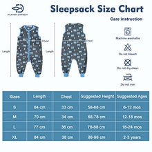 Load image into Gallery viewer, FLYISH DIRECT Baby Sleeping Bag 1 TOG, Toddler Sleeping Bag with Feet, Baby Sleep Sack, Super Soft Fleece Sleeping Bag for Baby,, 12-18 months, Grey Car
