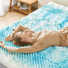 Load image into Gallery viewer, Bedsure Memory Foam Mattress Topper - Matressesdouble Topper Thick Bed Topper Double Egg Crate with Washable Zipped Cover, 135x190cm