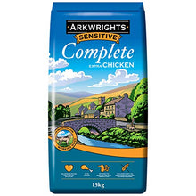Load image into Gallery viewer, Arkwrights Wheat-Free Sensitive Complete Extra Chicken Dry Dog Food 15kg - Sensitive Nutrition for Working Adult Dogs
