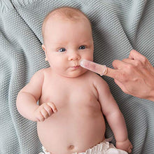 Load image into Gallery viewer, 3 Piece finger toothbrush for babies- Set by Cherish Baby Care - with Infant Finger Toothbrush - Silicone Toothbrush & Toddler Toothbrush - Perfect Babys First Toothbrush Set (Teal)