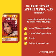 Load image into Gallery viewer, Creme of Nature Exotic Shine Color Hair Colour Colour Intense Red 7.6