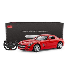 Load image into Gallery viewer, RASTAR RC Car | 1/14 Scale RC Mercedes-Benz SLS AMG Remote Control Car for Kids, Benz Model Car with Open Doors/Working Lights - Red