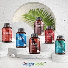 Load image into Gallery viewer, Gentle Iron Tablets High Strength 14mg - 365 Iron Bisglycinate Tablets (1 Year Supply) - Vegan Iron Supplements for Men & Women's Health - Easily Digestible, Gluten Free & Non-GMO - Made in The UK
