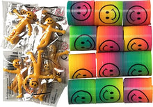 Load image into Gallery viewer, Over 100 Party Bag Fillers Toys Bundle for Kids With 24 Party Bags - Crayons, Bubbles, Bouncy Balls, Stretchy Men, Activity Books, Duck Whistle, Gliders and more for Children - Boys and Girls