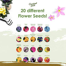 Load image into Gallery viewer, Grow Your Own Seed Box by Garden Pack - 100 Varieties of Flower, Herb, Vegetable Seeds - Gardening Gifts for Women