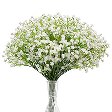 Load image into Gallery viewer, N&T NIETING Gypsophila Artificial Flowers, Baby Breath Flowers Artificial 10Pcs Fake Gypsophila for DIY Wedding Bouquet Party Table Centerpieces Flower Arrangements and Home Decor
