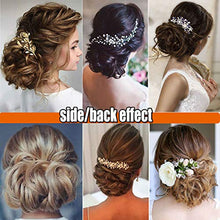 Load image into Gallery viewer, Short Combs Messy Curly Wavy Hair Extensions Bun Piece Up Do Drawstring Ponytail Clip in Comb Hair Extensions Chignon Chestnut Brown Mix Medium Bleach Blonde