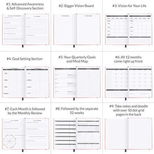 Load image into Gallery viewer, Clever Fox Planner PRO – Weekly & Monthly Life Planner to Increase Productivity, Time Management and Hit Your Goals – Organizer, Gratitude Journal – Undated – 21.5x28cm – Lasts 1 Year (Orange)