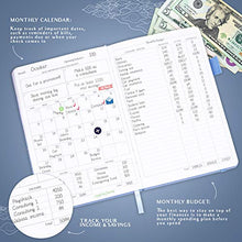 Load image into Gallery viewer, Legend Budget Planner – Deluxe Financial Planner Organizer & Budget Book. Money Planner Account Book & Expense Tracker Notebook Journal for Household Monthly Budgeting & Personal Finance – Periwinkle