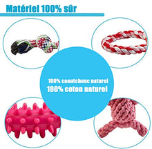 Load image into Gallery viewer, FONPOO Dog Toys Avoiding Dogs Boredom Anxiety Dog Chew Toys for Medium Dogs Puppy Toys Dog Birthday Gift Sets (Blue, SET of 10)