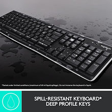 Load image into Gallery viewer, Logitech MK270 Wireless Keyboard and Mouse Combo for Windows, 2.4 GHz Wireless, Compact Mouse, 8 Multimedia and Shortcut Keys, 2-Year Battery Life, for PC, Laptop, QWERTY UK English Layout - Black