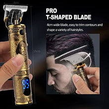 Load image into Gallery viewer, Hair Clippers Men Professional Beard Trimmer,Cordless Electric Self Hair Clippers with LCD Screen,Precision Outliner Trimmer-Smooth Clipping,Sharp Shavers-Rechargeable Battery,Valentine Gifts for Him