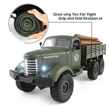 Load image into Gallery viewer, Rc Cars Rc Trucks Military Off-Road Crawler Rc Trucks, 1:16 Scale 6WD 2.4Ghz Remote Control Trucks Army Cars Toys for Boys Adults and Kids