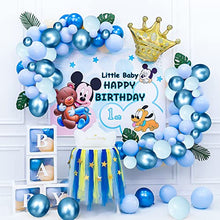 Load image into Gallery viewer, colourbow Blue Balloon Garland Light Blue Balloons 132Pcs Blue Balloons Different Sizes Dark Blue Balloons Baby Blue Balloons White Balloons Metallic Blue Balloons Birthday Baby Shower Decorations