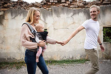Load image into Gallery viewer, You+Me 4-in-1 Convertible Baby Carrier with 3D Cool Air Mesh - Heather Grey - Wear with a Newborn as Small as 8 lbs, and Infants up to Toddler of 32 pounds.