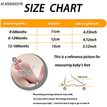 Load image into Gallery viewer, Baby Shoes Girls Boys Toddler Shoes PU Leather Hard-Soled Walking Sneakers Infant Rubber Shoes Newborn Cartoon Beginner Walking shoes0 to 18 Months (Blue, 0_Months)