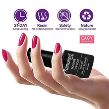 Load image into Gallery viewer, Kanorine UV LED Soak Off Gel Nail Polish Top Coat and Base Coat Set of 2 x 10ml Each(Base & No Wipe Top Coat)