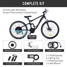Load image into Gallery viewer, Viribus Electric Bike Conversion Kit, 500W eBike Hub Motor Set, 26" Direct Drive Rear Wheel for 36V Battery E-Bike, Upgrade to 5 Speed Electric Bicycle with Pedal Assist LCD Panel and Tyre