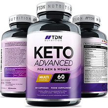 Load image into Gallery viewer, Keto Diet Pills for Men & Women - 1 Month Supply - mct Oil & Green Tea Plus Vitamins and Minerals - UK Made - Vegan - Contributes to Fatty Acid & Carb Metabolism - Safe & EU Legal Formulation