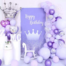 Load image into Gallery viewer, ATFUNSHOP Purple Balloon Arch Kits 5M Latex Helium Balloon Garland Kit, Lilac Balloons for Birthday Decorations, Wedding Party Festival Mother's Day Baby Shower Decorations