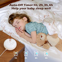 Load image into Gallery viewer, White Noise Machine for Adults, Kids, Sleeping Baby, Portable Sound Machine with 18 High-Fidelity Soothing Sounds and 4 Timers, USB Baby Sound Machine with Night Light and Memory Function for Bedroom