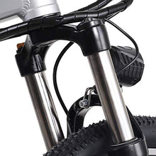 Load image into Gallery viewer, GUNAI Electric Bike 48V Off-road Fat 26” 4.0 Tire E-Bike Electric Mountain Bike with Rear Seat(Black)