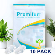 Load image into Gallery viewer, Promifun Gel Toe Corrector, 10 Pack of Toe Separators with 2 Loops, Big Toe Spacer for Bunion Pain and Overlapping Toe