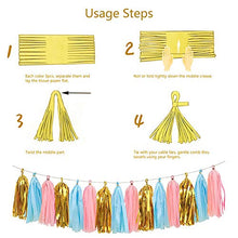 Load image into Gallery viewer, Baby Gender Reveal Party Supplies, 36 Inch Reveal Balloon, Boy or Girl Banner, Foil Balloons, Pink and Blue Clear Balloon, Metallic Fringe Curtain, Tissue Paper Tassels for Baby Shower Birthday