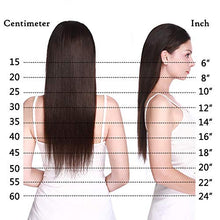 Load image into Gallery viewer, 100% Real Remy Hair Clip in Human Hair Extensions 8pcs 16-22inch Grade 7A Long Straight Natural 18 Clips Highlighted, 16"-65gram, #12 Golden Brown mix 613# Bleach Blonde