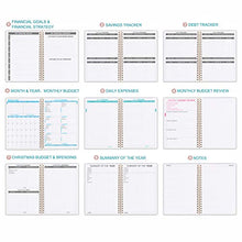 Load image into Gallery viewer, Budget Planner - Monthly Finance Organizer with Expense Tracker Notebook to Manage Your Money Effectively, Undated Finance Planner/Account Book, Start Anytime, 1 Year Use, A5, Rose