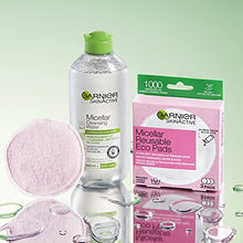 Load image into Gallery viewer, Garnier Micellar Cleansing Water For Combination Skin 400ml, Gentle Face Cleanser & Makeup Remover, Fragrance Free, Recognised By The British Skin Foundation, Use With Reusable Micellar Eco Pads