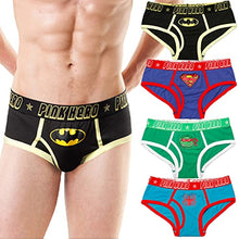 Load image into Gallery viewer, Men's Underwear Superman for Batman Marvel Boxer Briefs Underwears (Color606-2, XL(Waist 33~35 inch))