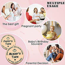 Load image into Gallery viewer, New Parents Decision Coin,Gifts for Mum Dad,Newborn Baby Gifts,New Mum Gifts,Flip Coin Decision,Funny,Birthday,Anniversary,Stainless Steel (Rose Gold)