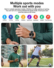 Load image into Gallery viewer, LIGE Smart Watch for Men, 1.3" HD DIY Full Touch Screen IP67 Waterproof Fitness Tracker Watches with Heart Rate Sleep Monitor Pedometer Activity Tracker for Android iOS (Silver)