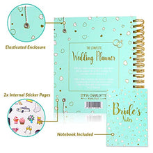 Load image into Gallery viewer, Wedding Planner Book and Notebook Set – UK Bride and Groom Planning Journal Organiser Bridal, Zip-Lock Pocket, Checklists, Engagement Gift, Countdown Calendar & Organising Diary