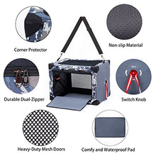 Load image into Gallery viewer, Collapsible Dog Crate Dog Carrier Portable and Travel Friendly Soft-Sided Fabric With Soft Mat Most Compact Indoor and Outdoor For Small Dog Cat-65x45x45cm(M)