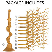 Load image into Gallery viewer, NUPTIO Gold Tree Easter Trees - 76cm Tall Fake Christmas Trees Indoor Ornament Display Manzanita Halloween Tree Outdoor Wedding Centerpieces for Tables Living Room Birthday Party Decorations