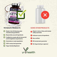 Load image into Gallery viewer, Keto Diet Pills - Max Strength Weight Loss Complex for Men & Women - MCT Oil, Green Tea, Bio-Cultures, Vitamins & Minerals, Carbohydrates & Fatty Acids Metabolism – 60 Vegan Capsules - Made in The UK