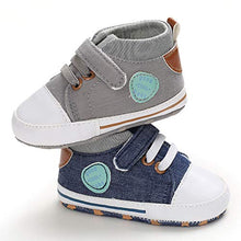 Load image into Gallery viewer, MASOCIO Baby Boy Shoes Infant Toddler First Walking Trainer Prewalker Blue 3-6 Months