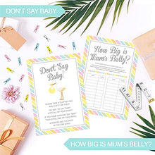 Load image into Gallery viewer, Baby Shower Bundle - 7 Hilarious Baby Shower Games (classy party games pack for 1-20 guests - unisex/girls/boys)