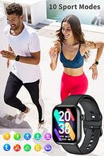 Load image into Gallery viewer, Smart Watch For Men Women, Fitness Tracker with Heart Rate and Sleep Monitor, 1.7" Full Touch Screen with 5 ATM Waterproof, Pedometer Step Counter Sports Smartwatch for Andoid iOS
